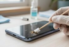 Membersihkan Port Charging Smartphone